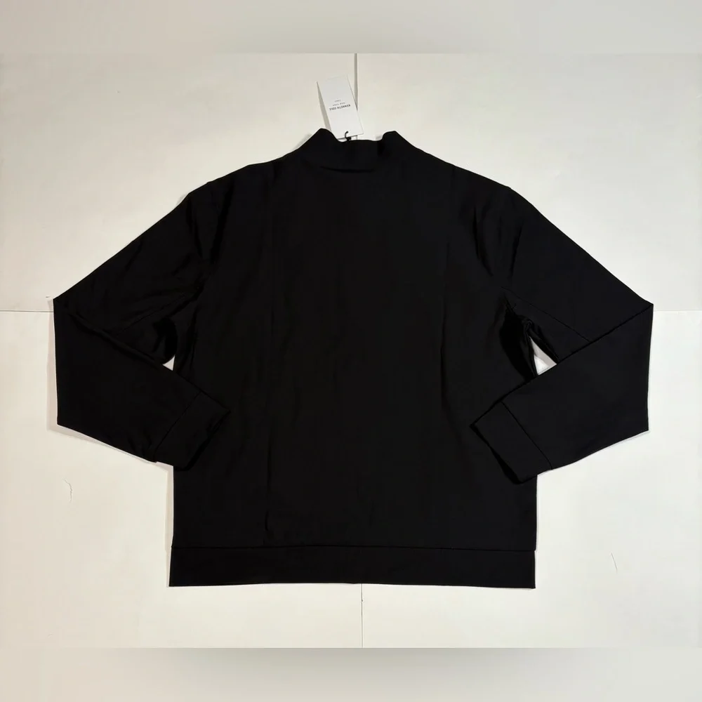 Kenneth Cole New York Men’s Full Zip Bomber Jacket KF9L48BLK black size M medium
